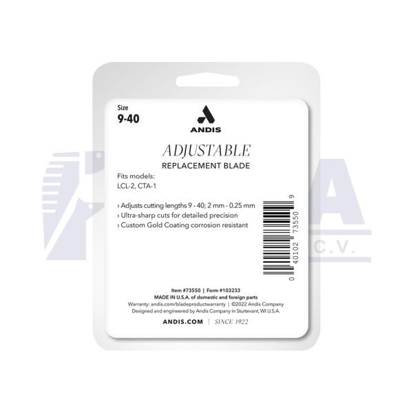 Cuchilla ajustable gold #9 a 40