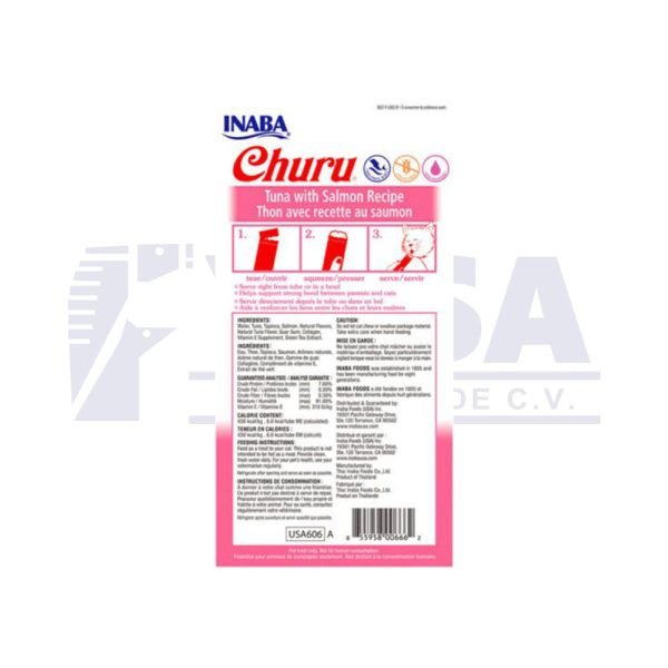 Churu receta de atún con salmón