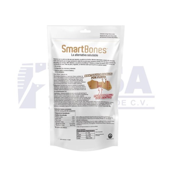 SmartBones huesos medianos de mantequilla de maní