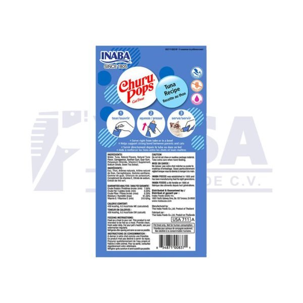 Churu Pops receta de atún