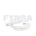 Equipo de infusión intravenosa con ventilación de aire y sitio de inyección en Y