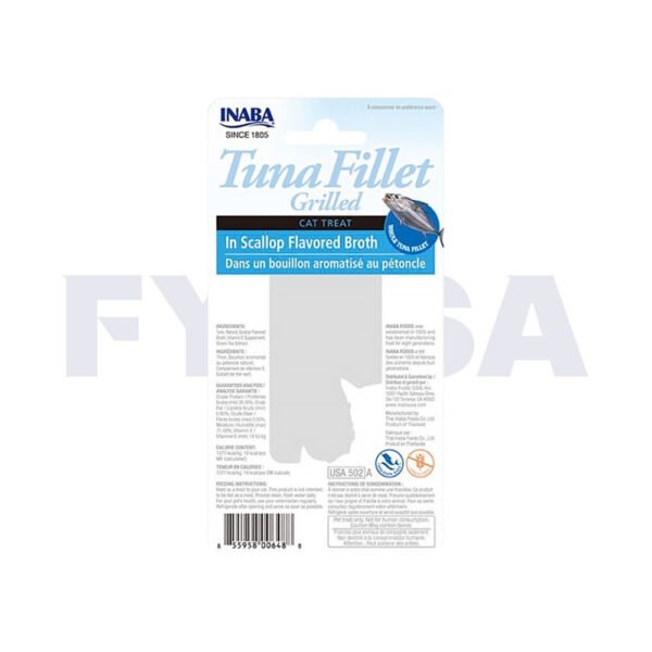 Grilled Tuna Fillet In Scallop Flavored Broth.