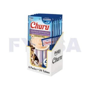 Churu Dog receta de salmón camarón